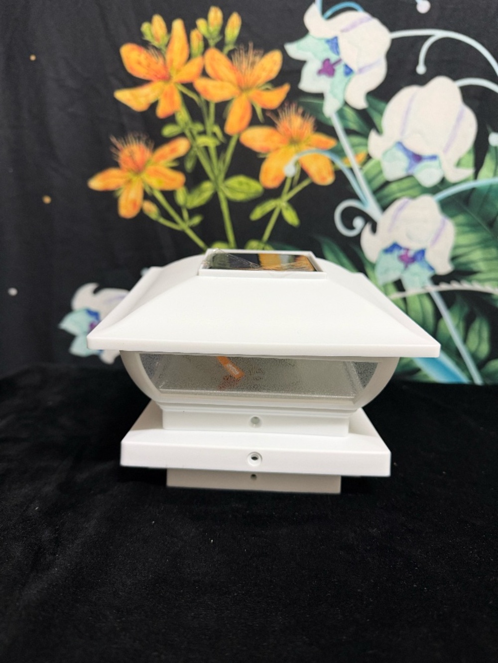 White Solar Post Cap Light - 4 pack